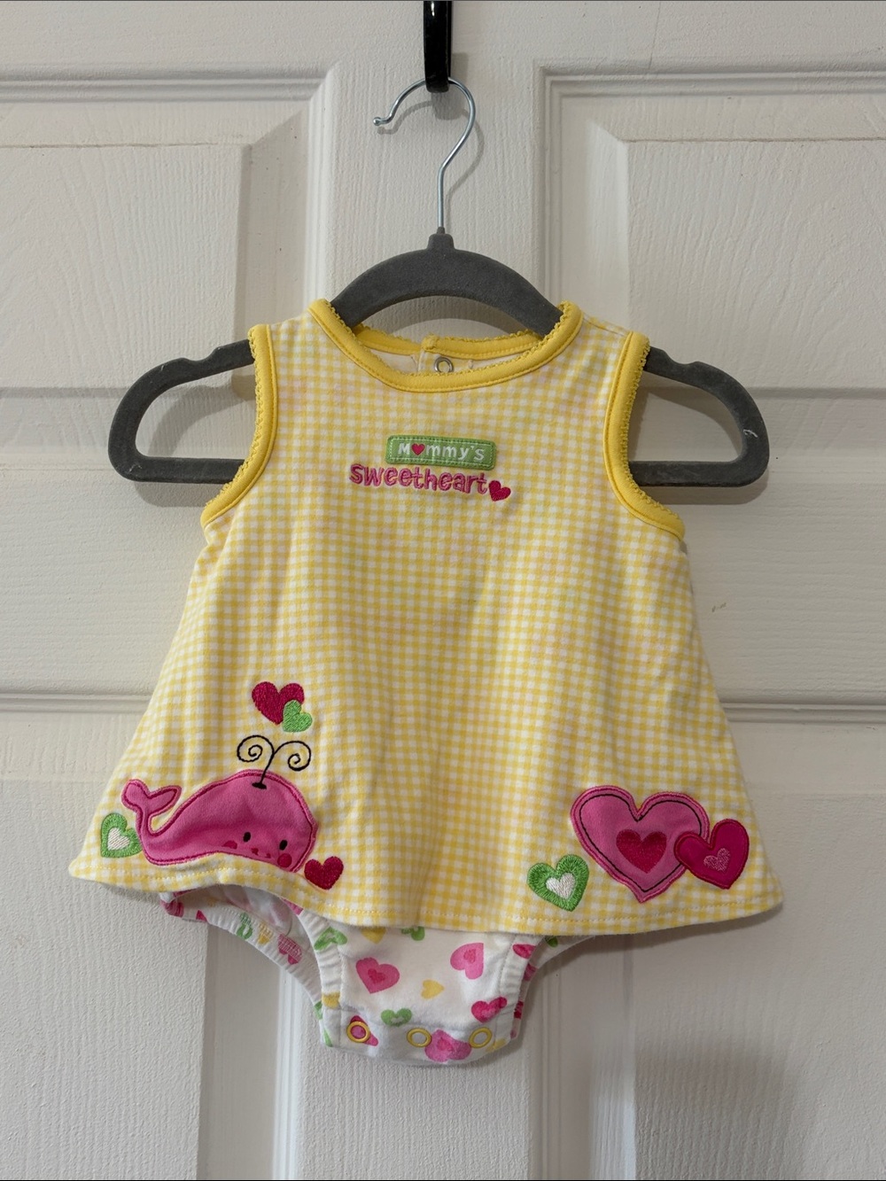 Y2K Yellow Gingham
